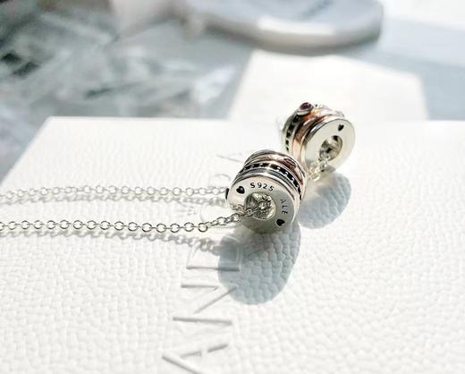 D122177迷你心形设计转运珠密语筒项链长度可调节 商品图5