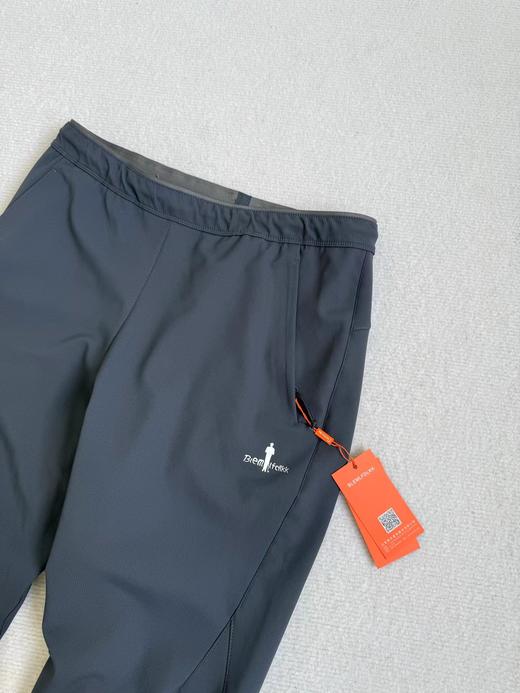 D122131秋冬登山男士拉绒底衬修身长裤户外登山软壳加绒裤 商品图11