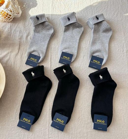 二店y 柜上200➕一双，原厂出，每一双都带卡纸 【拉夫*96针刺绣粗线挽口女棉袜】 商品图0