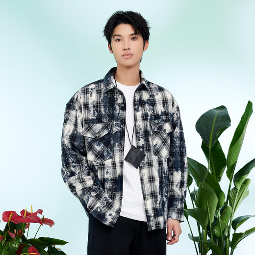 【新品上新】HX 春季衬衫式茄克衫外套C105510003101 商品图3