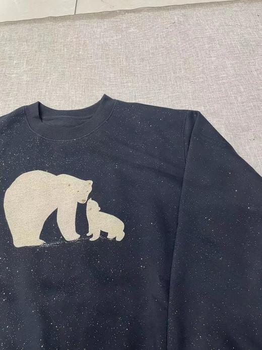 D122116卫衣2025冬新品双面磨毛闪粉棉质圆领卫衣MBE4SWS002 商品图10