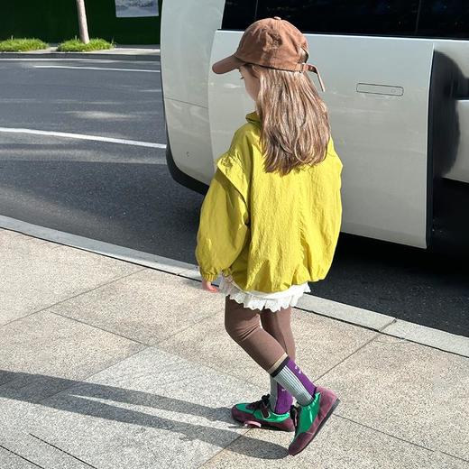 艾摩贝贝儿童韩范设计感户外冲锋衣男女童宝宝宽松冲锋衣休闲外套 商品图2