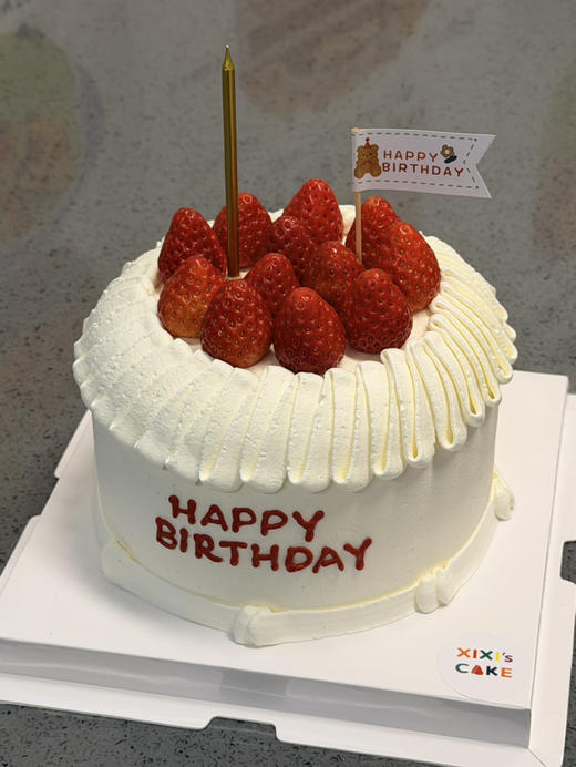 简约草莓蛋糕 商品图3