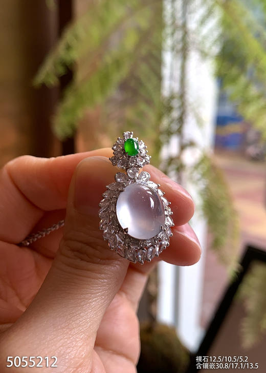 5055212，蛋面吊坠。具体价格微信咨询 商品图1