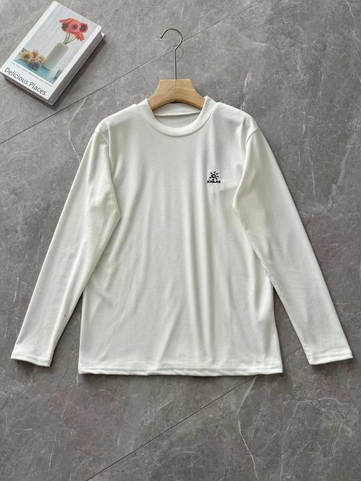 D122135冬季降温刺绣自发热德绒面料打底衫内搭男士 商品图4