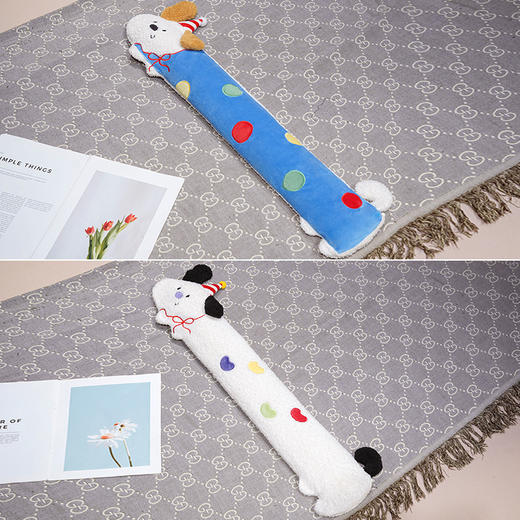 自然醒翘耳小狗注水长条热水袋QYL 商品图5