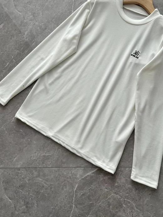 D122135冬季降温刺绣自发热德绒面料打底衫内搭男士 商品图9