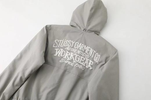 D122152刺绣图案口袋连帽美式复古夹克外套 商品图5