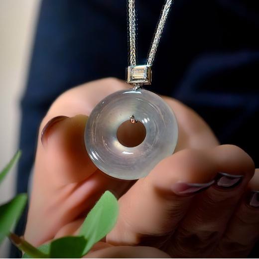 18k 翡翠甜甜圈平安扣（年货节特价） 商品图1