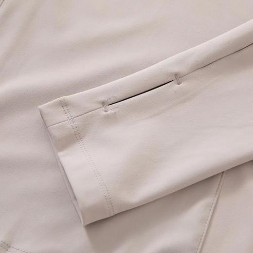 D122157女款秋冬一体绒户外运动跑步套头衫长袖T恤卫衣 商品图7