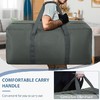 美国 TORIBIO 36英寸超大行李袋 160升可折叠旅行露营波斯顿行李包 灰色 商品缩略图0