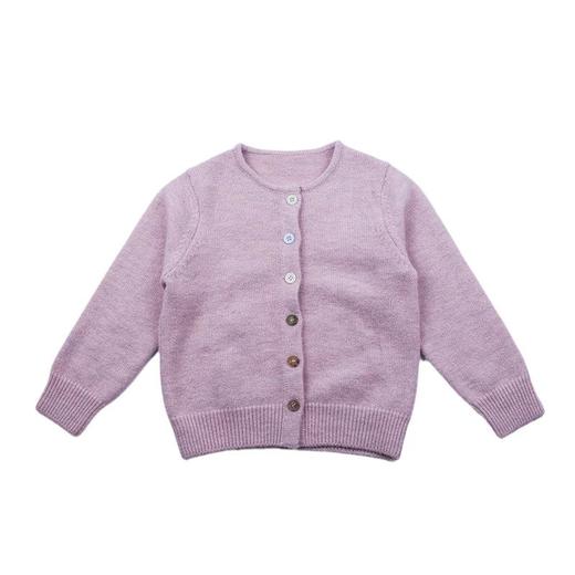 艾摩贝贝女童粉色温柔风毛衣2025秋季新款儿童休闲针织开衫外套 商品图4