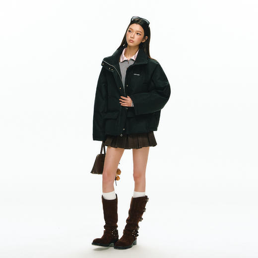Ariseism 美式复古设计感工装派克羽绒服女冬季保暖外套 商品图2