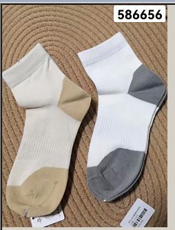 586656麻棉袜拼色 商品图0