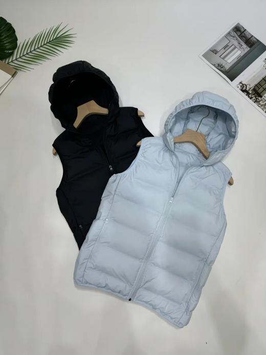 秋冬 适配你所有风格的叠穿与单搭 防泼水情侣连帽棉马甲 可机洗 不跑棉 商品图3