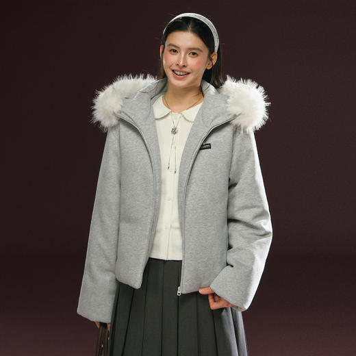 Ariseism 美式复古设计感棉服女冬季新款保暖上衣外套 商品图1