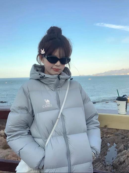 D122154新款80白鸭绒防风连帽羽绒服面包服 商品图11
