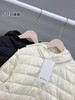 D122140女士轻暖系列连帽白鸭绒夹克式羽绒服 商品缩略图2