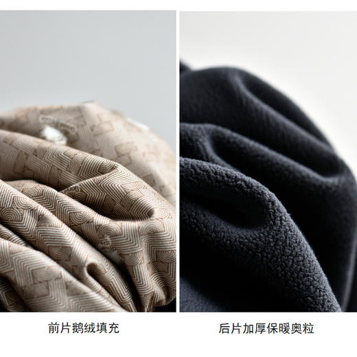 丁摩 【鹅绒阔腿裤】冬女装新保暖加厚宽松防风窄版直筒阔腿羽绒裤子5ZF-12227 商品图1