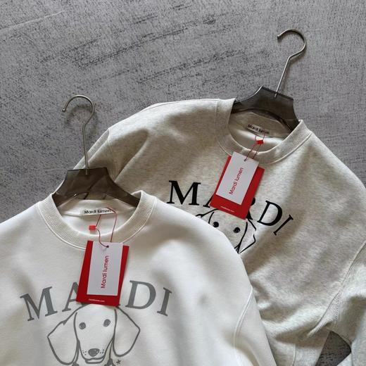 D122147正脸珍珠小狗卫衣女韩版腊肠狗圆领上衣 商品图5