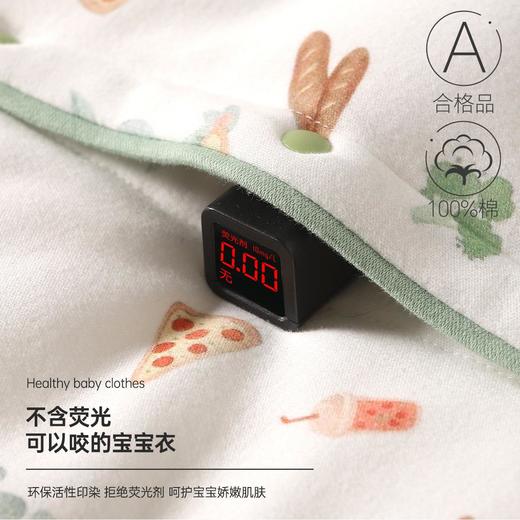 婴儿夹棉连体衣秋冬季女宝宝加棉爬爬服新生儿衣服a类薄棉哈衣 商品图1