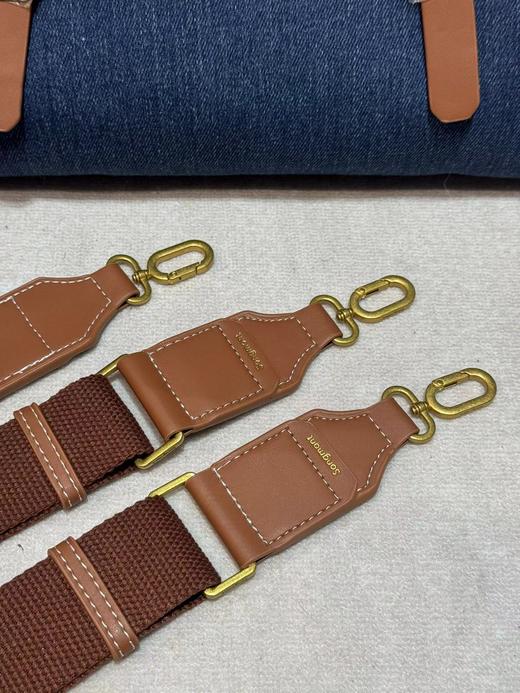 D122161轻盈有质感帆布丹宁系列小号双肩包斜挎包 商品图8