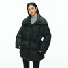 Ariseism 美式复古设计感中长款羽绒服女冬季新款保暖外套 商品缩略图2