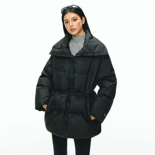 Ariseism 美式复古设计感中长款羽绒服女冬季新款保暖外套 商品图2