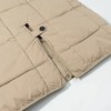 D122124冬季长款加厚保暖卡其色棉服女小众设计款棉衣面包服外套 商品缩略图7