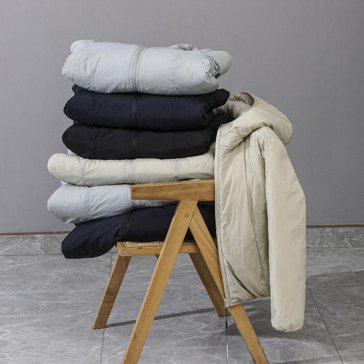 【4116】情侣款轻量秋冬休闲连帽简约棉服！两面穿设计！！ 商品图1