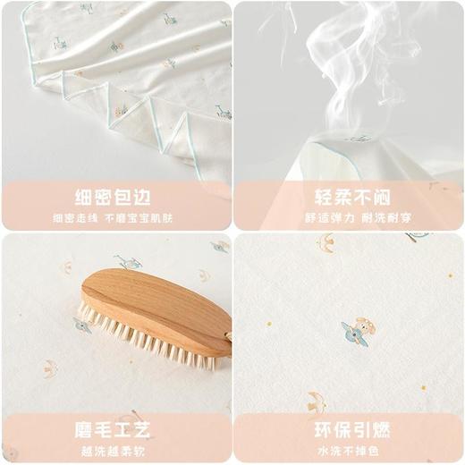 新生婴儿90*90加大包单四季款初生宝宝纯棉襁褓被子包巾产房用品 商品图1