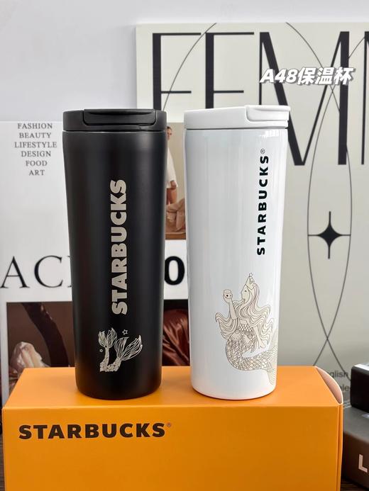 D122138超火款~周年美人鱼款大肚随行保温杯喝水茶杯500ml 商品图0