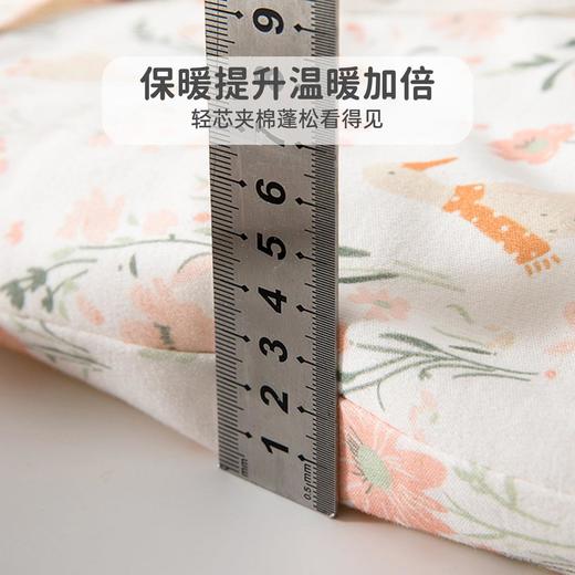 冬季夹棉加厚连体衣a类纯棉婴儿长爬长袖衣服安阳童装女宝棉服 商品图3