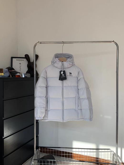 D122154新款80白鸭绒防风连帽羽绒服面包服 商品图1