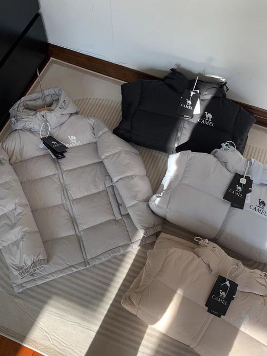 D122154新款80白鸭绒防风连帽羽绒服面包服 商品图0