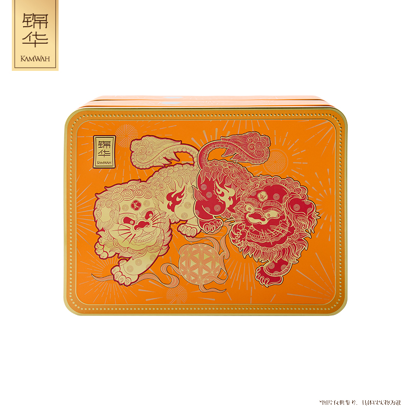 锦华瑞狮纳吉糕点礼盒902g