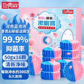 巨奇-双色蓝泡泡洁厕宝200g