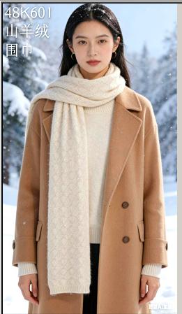 福利款 48K601山羊绒围巾 商品图2