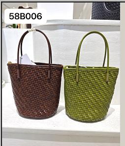 58B006真皮编制手拎包 商品图0
