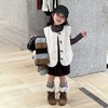 艾摩贝贝2025秋冬男女童韩版复合鹿皮绒毛绒马甲无袖保暖坎肩上衣 商品缩略图2
