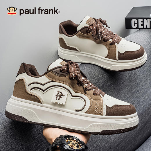大嘴猴（paul frank）【厚底鞋休闲鞋子男士】周日（12.21）上午10点开始 经典潮流百搭板鞋 828M-FF 商品图1