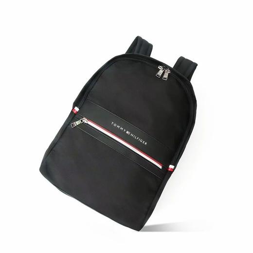 阿汤 商务休闲防泼水尼龙织物配环保PU男士双肩包 T-1237 商品图12