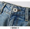 D122106冬季十字架加绒宽松时尚休闲牛仔裤男女同款 商品缩略图7