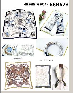 58B529印花方巾 商品图7