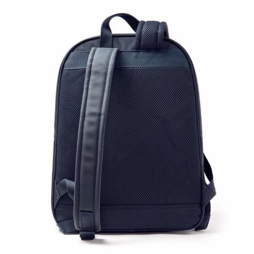 阿汤 商务休闲防泼水尼龙织物配环保PU男士双肩包 T-1237 商品图4