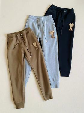 D122145秋冬新品运动廓形磨毛绒柔软舒适加绒卫裤