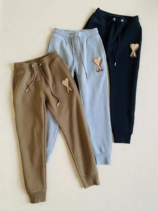 D122145秋冬新品运动廓形磨毛绒柔软舒适加绒卫裤 商品图0