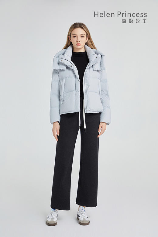 立领连帽羽绒服 商品图0