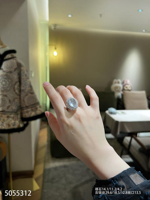5055312，蛋面戒指吊坠两用款，具体价格微信咨询 商品图7