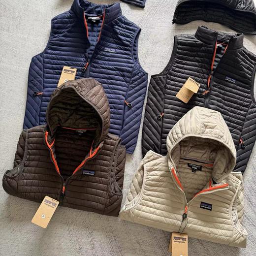 D122143情侣排骨内里奥米绒保暖透气羽绒棉马甲 商品图3